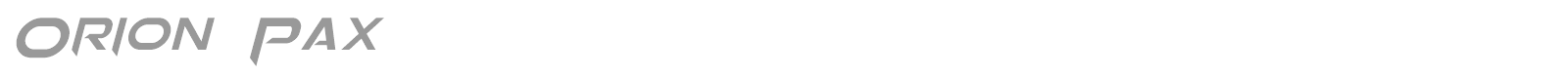 Orion Pax font preview